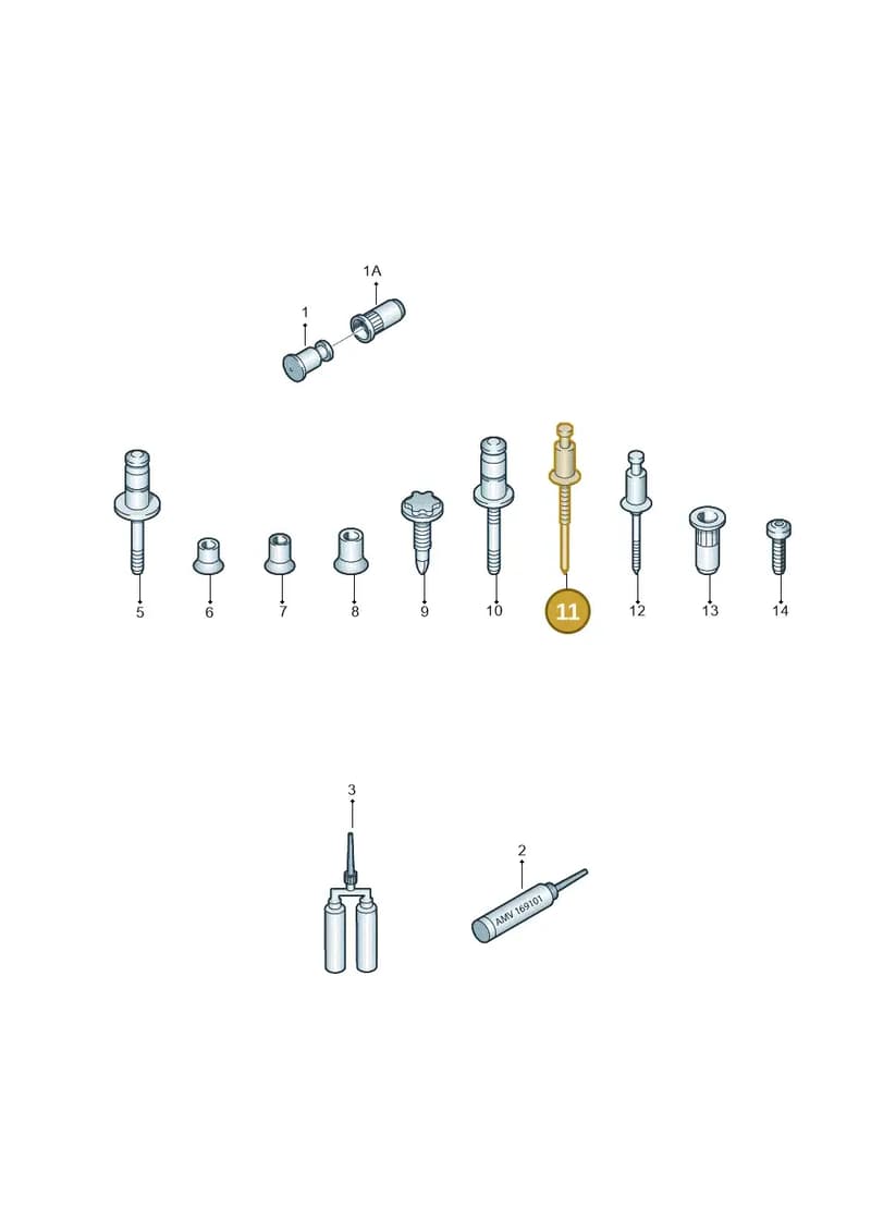 N90716403 — Audi A8 (2013-2018) diagram 696800800, position 11