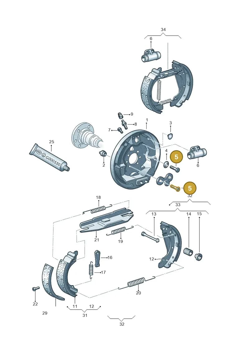 N90758902 — SEAT IBIZA                  06> (2005-) diagram 158609200, position 5