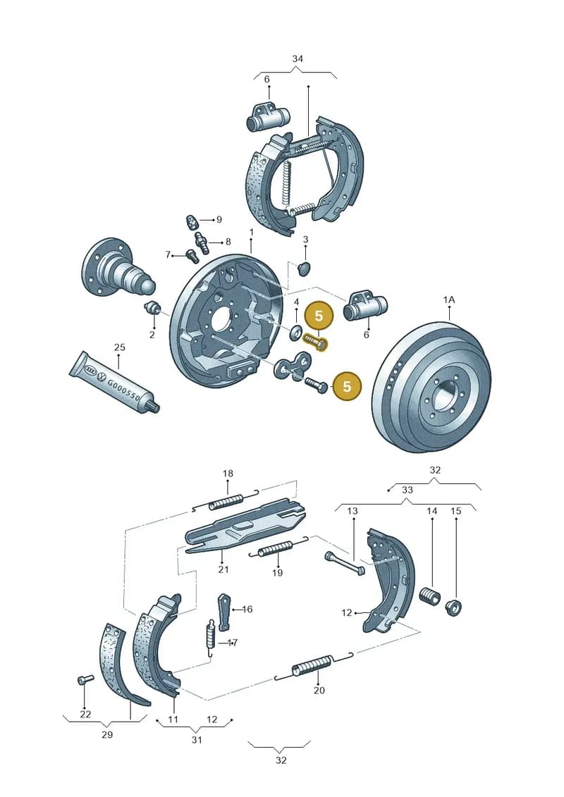 N90758902 — Skoda Fabia Scout (2010-2014) diagram 225609200, position 5