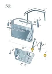 N90769301 Volkswagen Pop Rivet