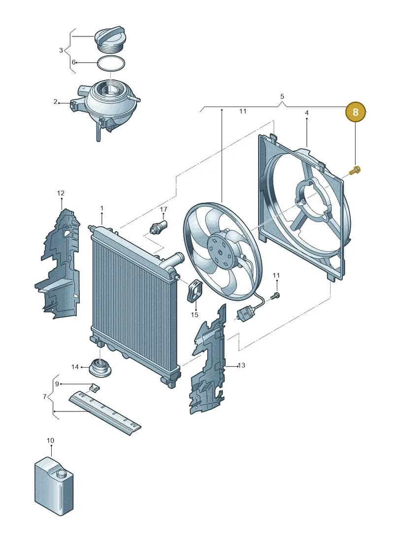 N90783102 — Skoda Citigo (2011-2019) diagram 892122000, position 8