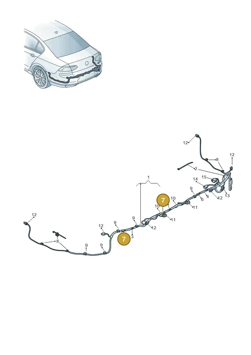 N90810101 — Volkswagen Passat Saloon (2014-2024) diagram 793972900, position 7