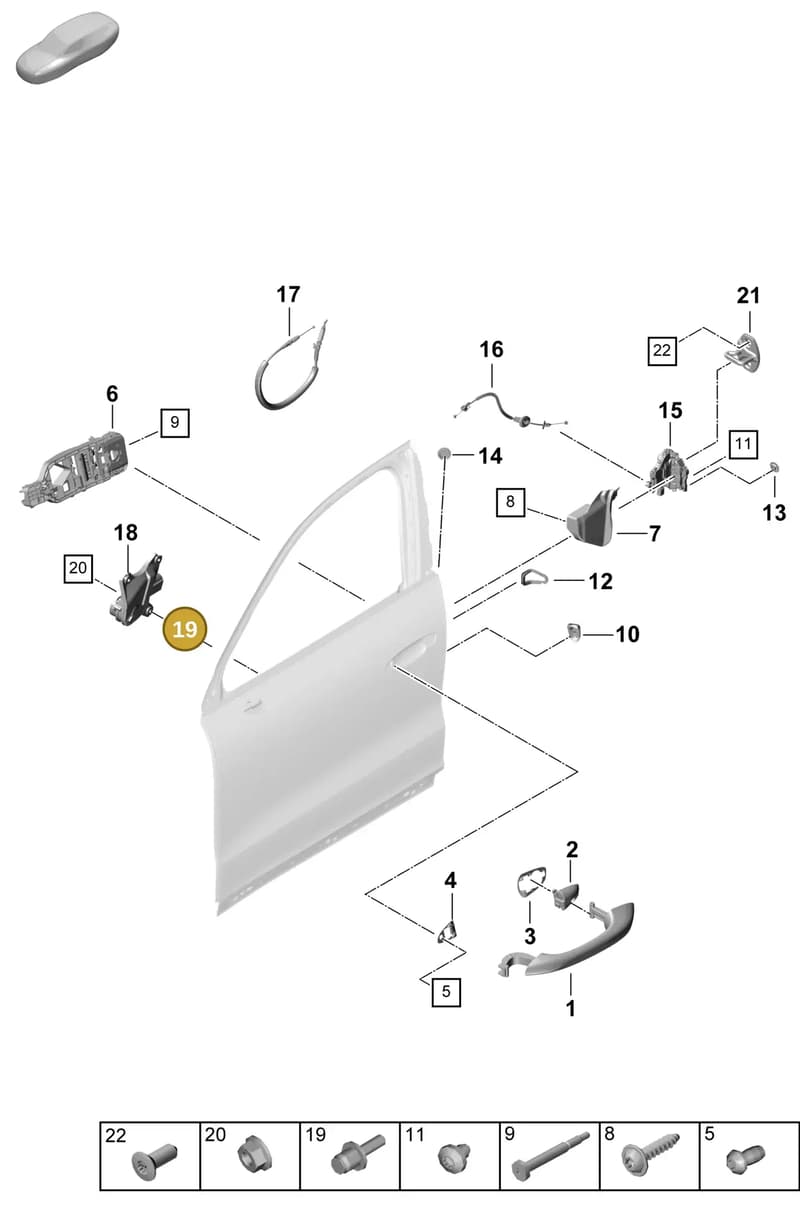 N90812702 — Porsche Cayenne Coupe (2023-2023) diagram p60804225, position 19