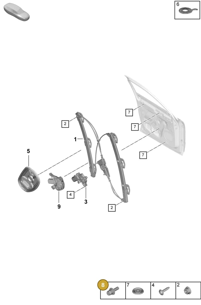 N90812702 — Porsche Cayenne Coupe (2023-2023) diagram p60804300, position 8