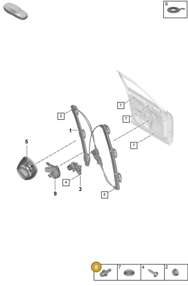 N90812702 — Porsche Cayenne Coupe (2023-2023) diagram p60804350, position 8