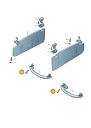 N90831101 Volkswagen Oval Head Panel Screw