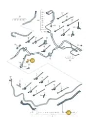 N90833901 Volkswagen Bracket for Corrugated Pipe