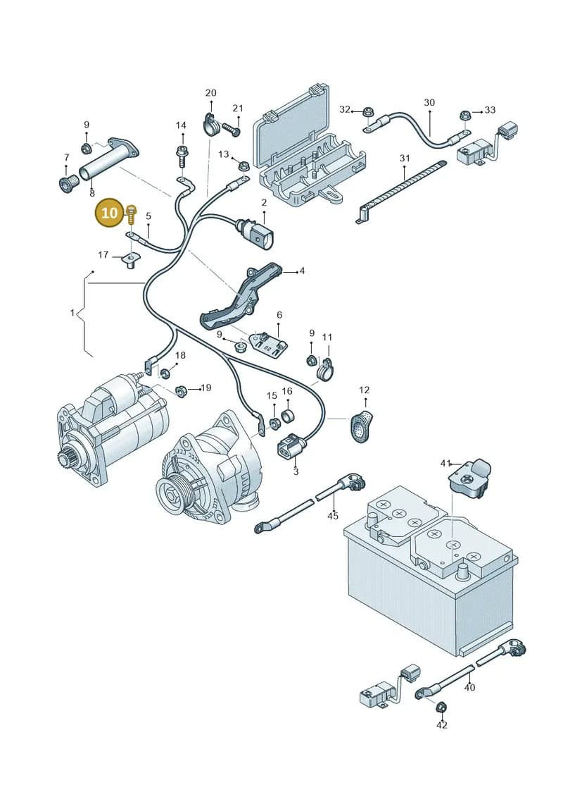 N90848003 — Audi A8/S8/qu. lang    08> (2007-) diagram 291972050, position 10