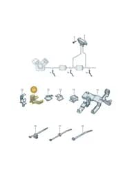 N90854901 Volkswagen Hose Bracket