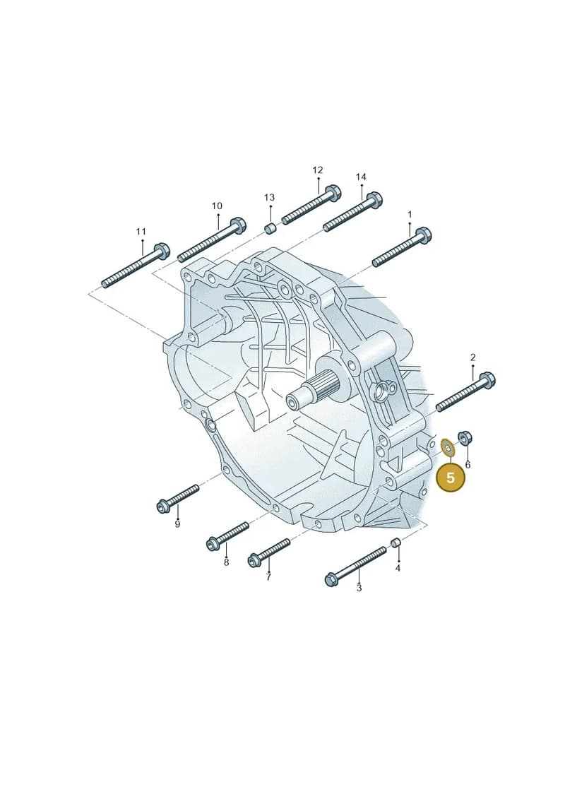 N90868902 — Audi A6 2.7 TDI (2008-2011) diagram 448300700, position 5