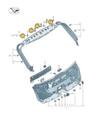 N90868902 Volkswagen Washer