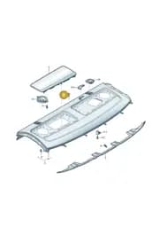 N90897402 Volkswagen Hexagon Socket Head Panel Bolt