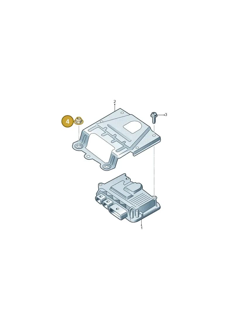 N90898502 — Audi A8L qu. 3.0 TDI (2009-2014) diagram 758907230, position 4