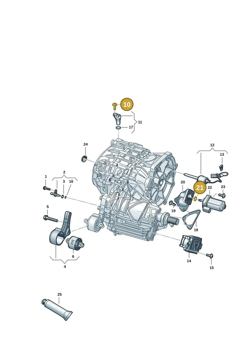 N90903301 — Audi RS e-tron GT (2020-2025) diagram 4j1300550, position 10+21