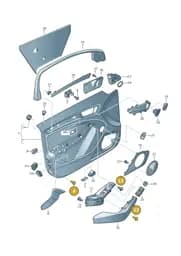 N90917104 Volkswagen Hexagon Socket Oval Head Collared