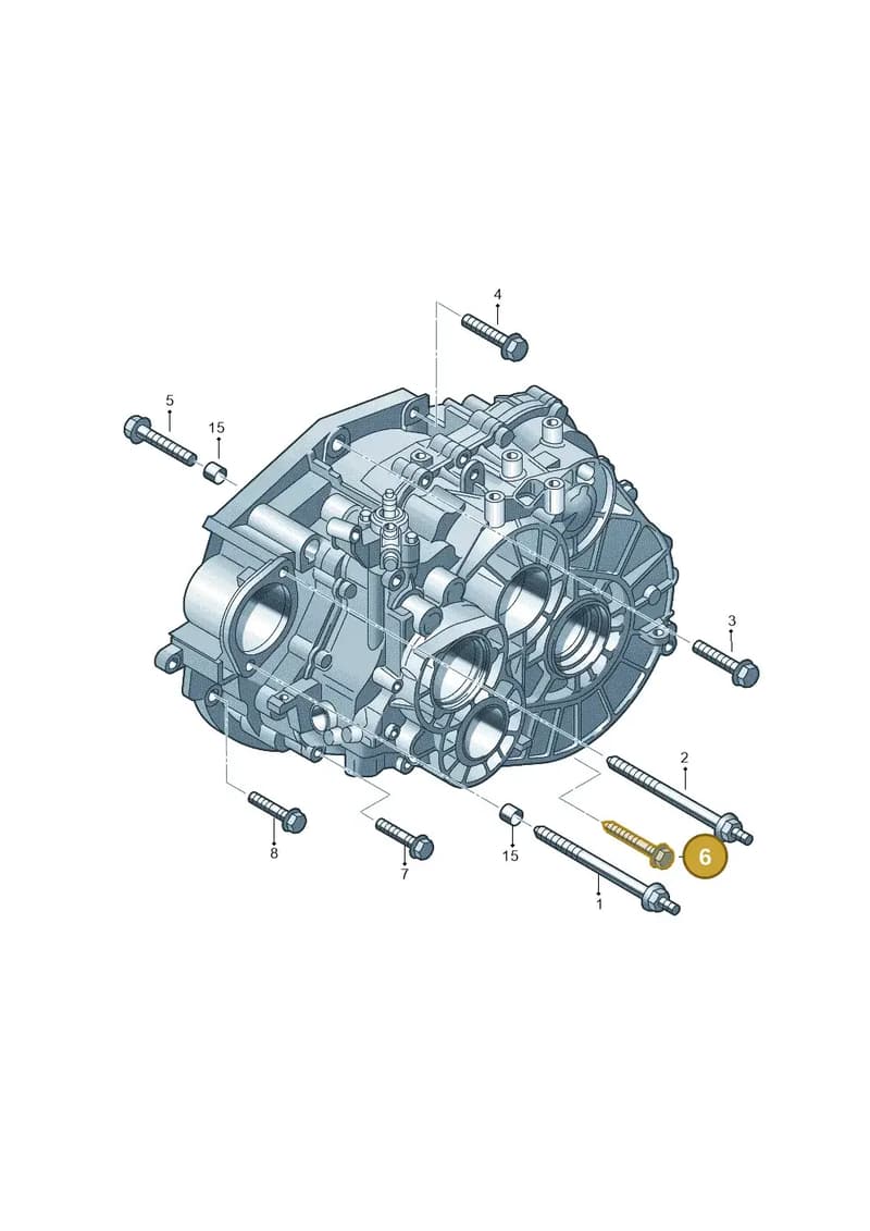 N90922202 — Audi Q3 (2014-2019) diagram 634300720, position 6