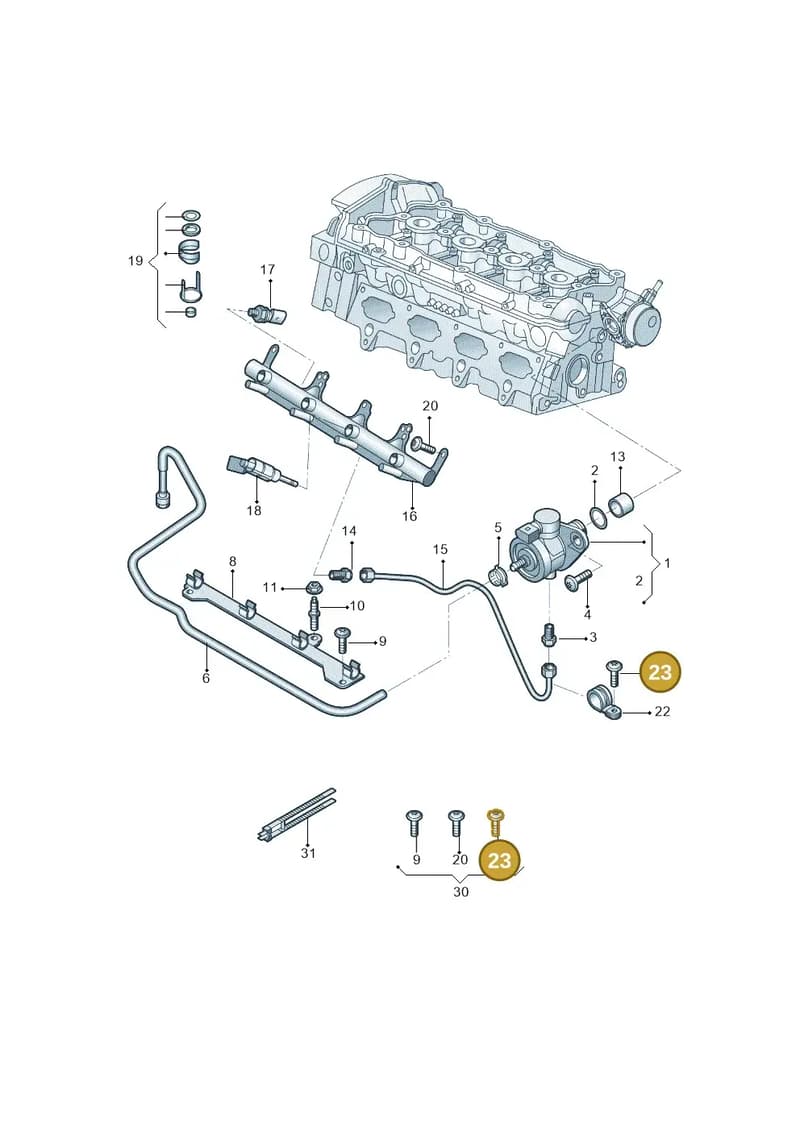 N90925202 — Skoda Yeti (2013-2017) diagram 714133450, position 23