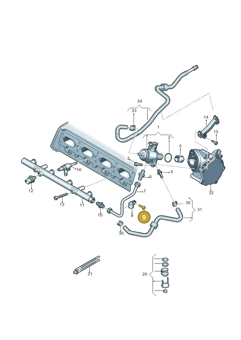 N90925202 — Skoda Superb Combi (2015-2024) diagram 724133060, position 9