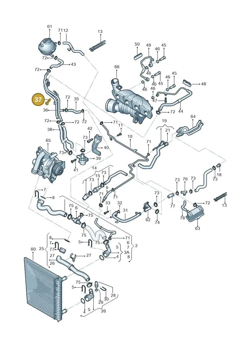 N90925202 — Skoda Yeti (2013-2017) diagram 767121500, position 37