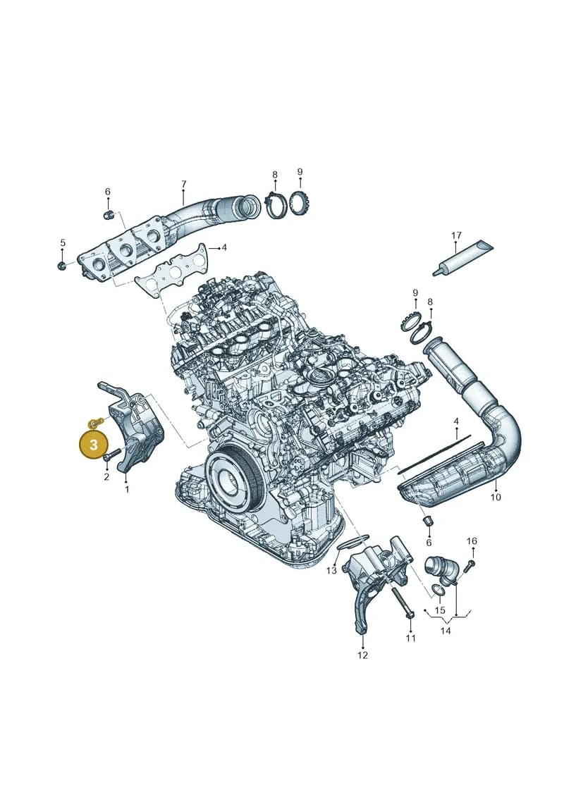 N90929202 — Audi Q8 (2018-2025) diagram 896253100, position 3