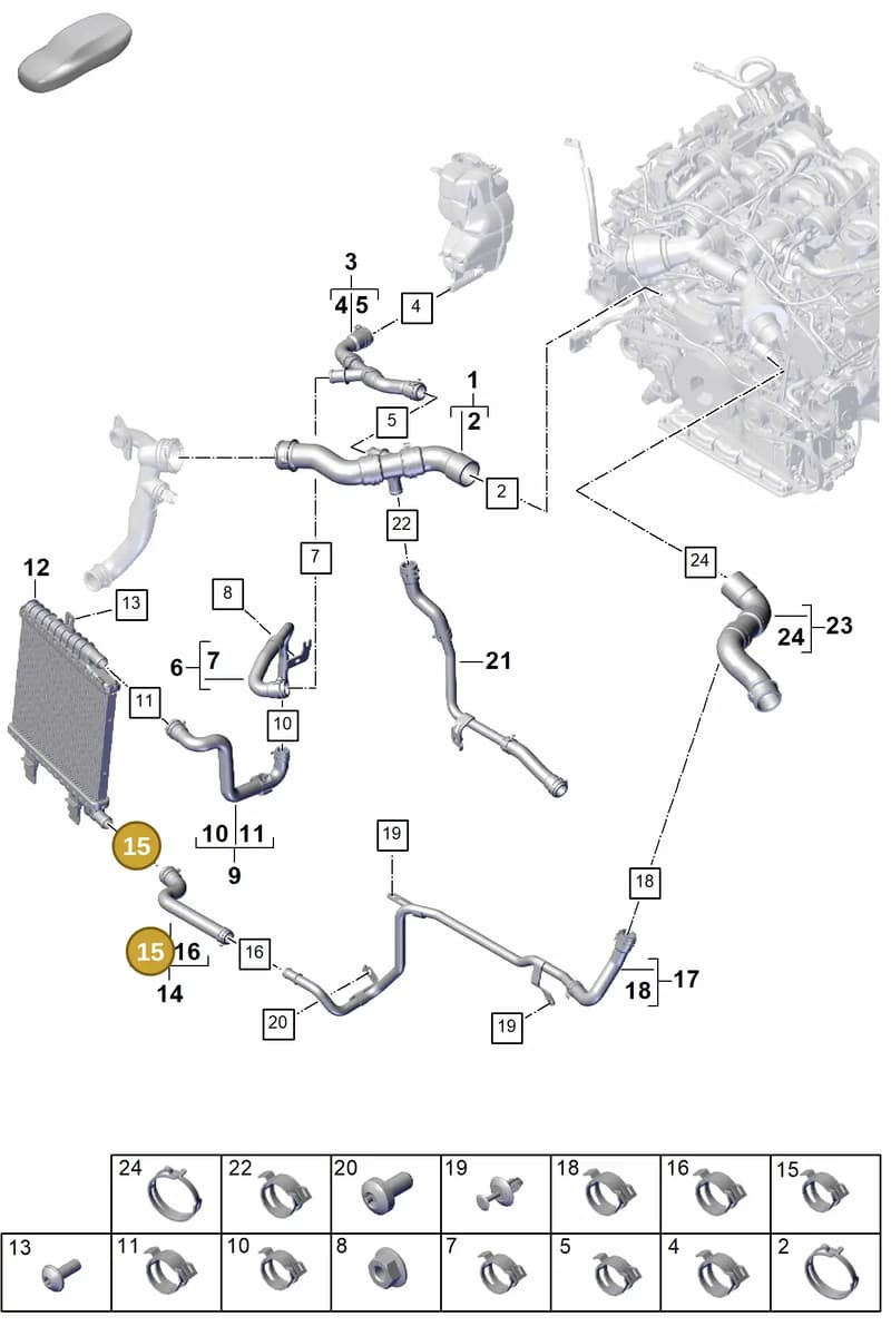 N90929202 — Porsche Panamera (2023-2025) diagram p62105300, position 15