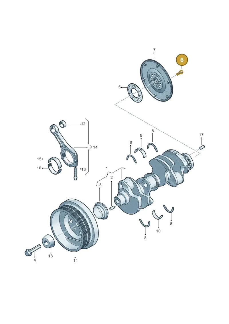 N90929404 — Audi A5 Limousine (2024-2025) diagram 859105580, position 6