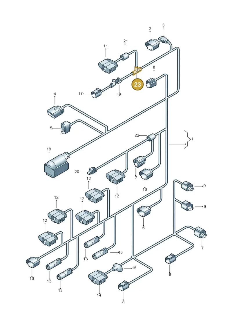 N90939001 — Volkswagen New beetle (2011-2016) diagram 715971120, position 23