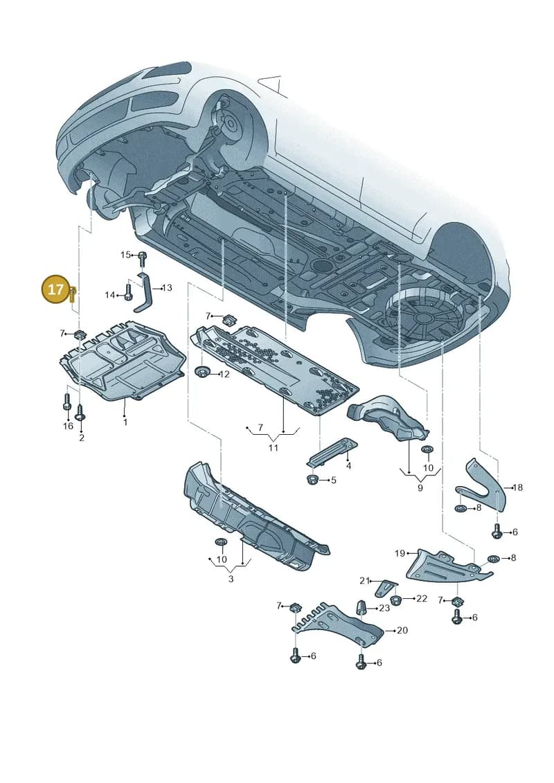 N90942001 — SEAT Toledo (2015-2019) diagram 740825100, position 17