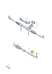 N90954503 Volkswagen Hexagon Nut