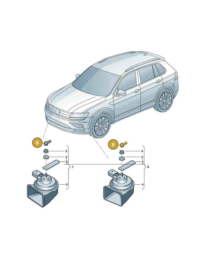 N90955801 — Skoda Kodiaq (2024-2024) diagram 57h951000, position 6