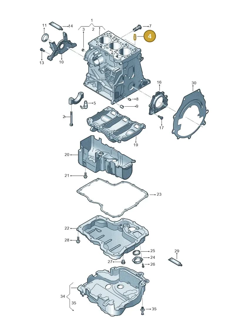 N90956103 — SEAT Toledo (2015-2019) diagram 773103150, position 4