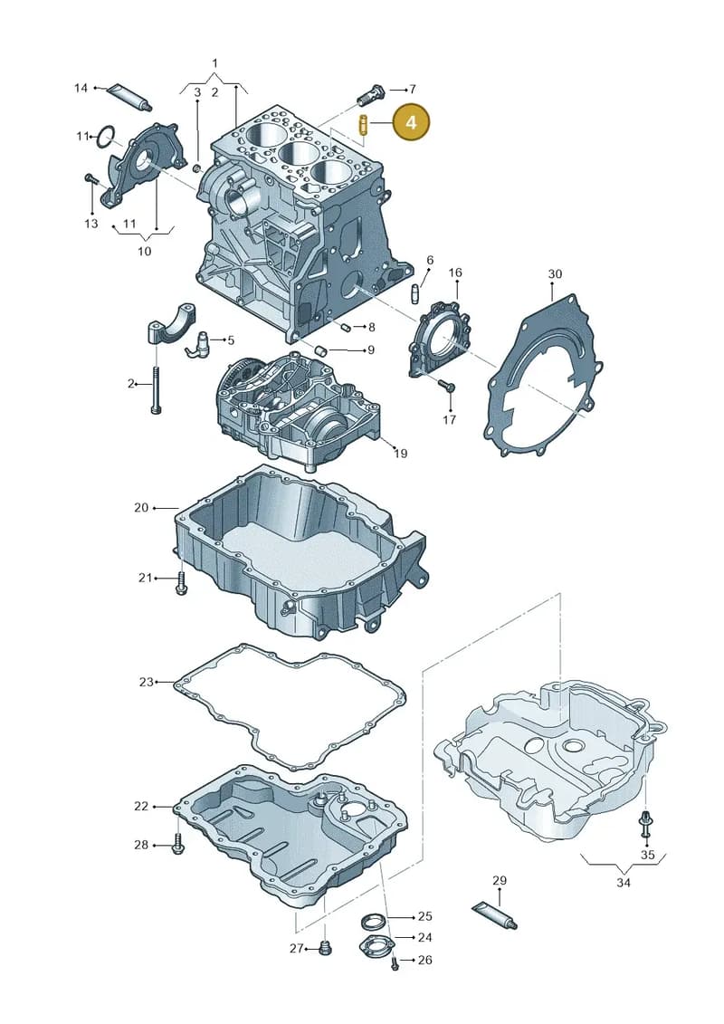 N90956103 — Skoda Fabia (2014-2022) diagram 773103260, position 4