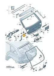 N90976601 Volkswagen Belt Rivet