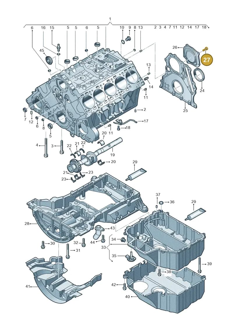 N90986702 — Volkswagen Touareg                08> (2007-) diagram 274103300, position 27