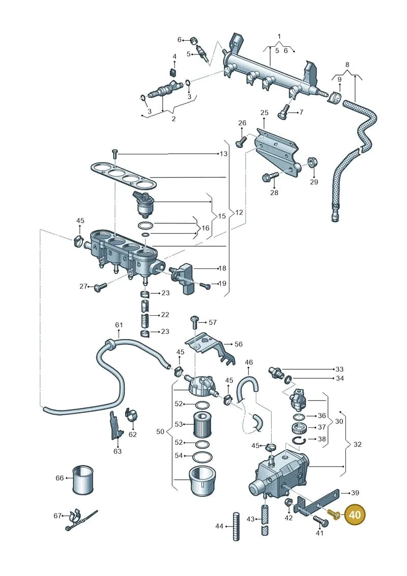 N91001302 — SEAT Altea XL (2013-) diagram 649133440, position 40