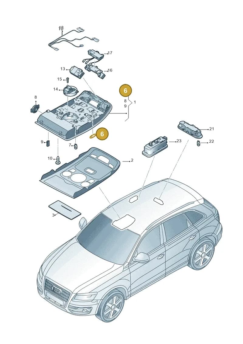 N91008001 — Audi Q5 qu. 2.0 TDI (2012-2017) diagram 751947000, position 6