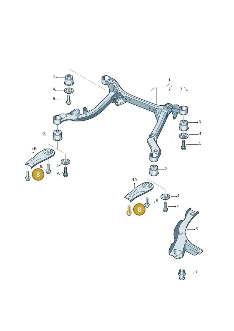 N91025102 — Audi A6 2.7 TDI (2008-2011) diagram 448505000, position 8