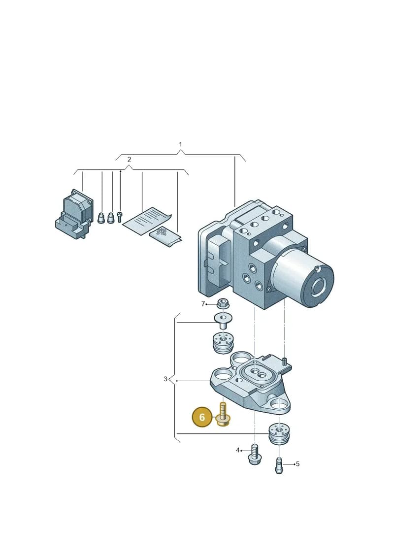 N91038202 — Audi Q5 (2016-2025) diagram 896614100, position 6