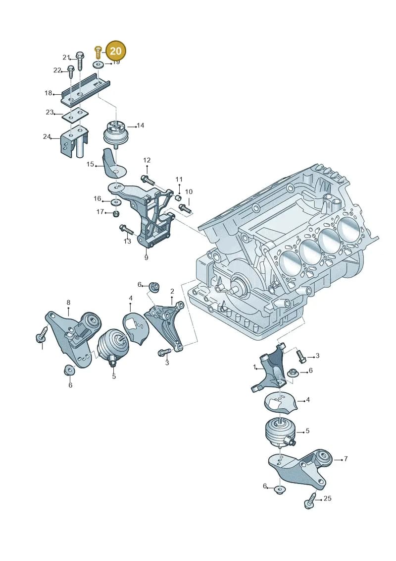 N91041301 — Audi RS4 Cabrio qu.    08> (2007-) diagram 473199000, position 20