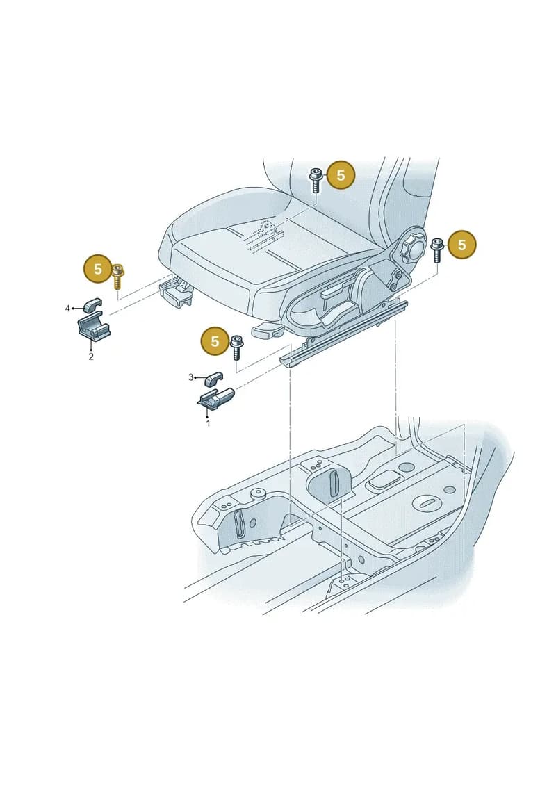 N91041301 — Audi R8 qu. 5.2 (2012-2015) diagram 752881700, position 5
