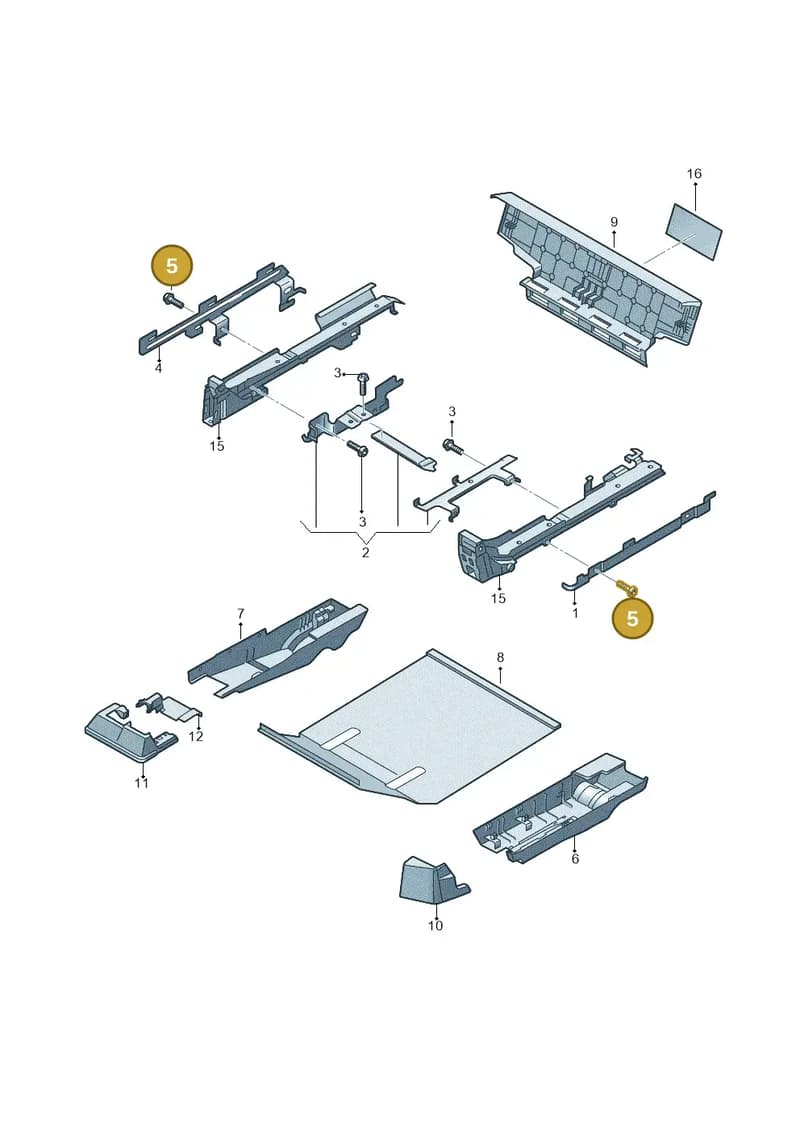 N91055501 — Audi Q7 (2015-2025) diagram 859883150, position 5