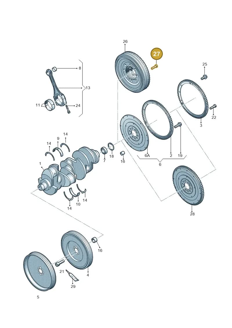 N91082201 — Audi R8 qu. 5.2 (2012-2015) diagram 618105000, position 27