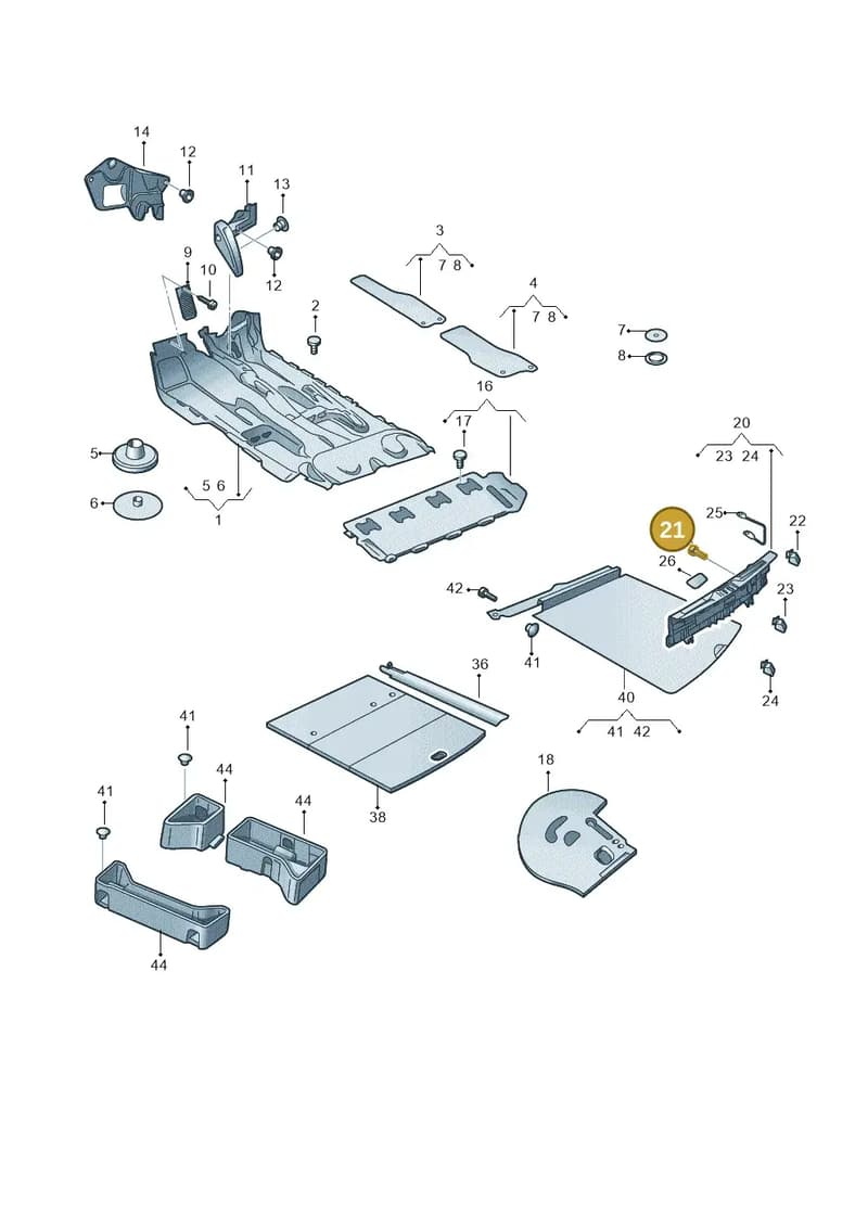 N91123502 — Skoda Yeti (2013-2017) diagram 666863000, position 21