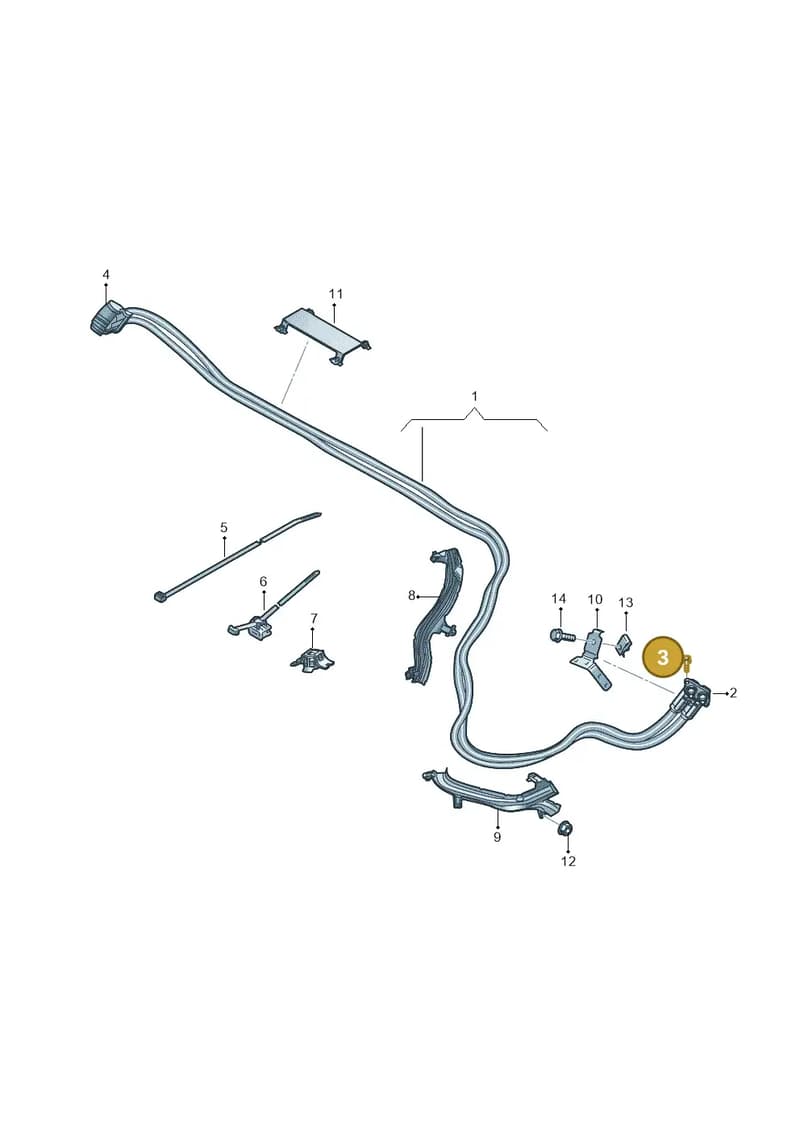 N91127601 — Audi Q8 e-tron (2018-2025) diagram 586970200, position 3