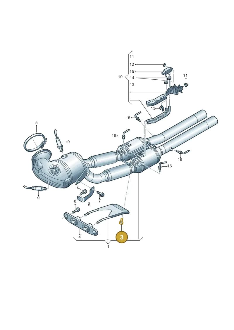 N91136104 — Audi RS Q3 Sportback (2019-2024) diagram 853253045, position 3