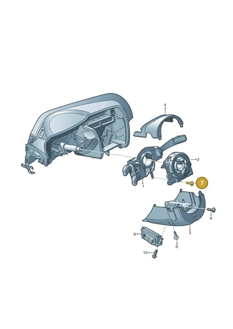 N91142701 — Audi A7 Sportback (2014-2018) diagram 620953500, position 7