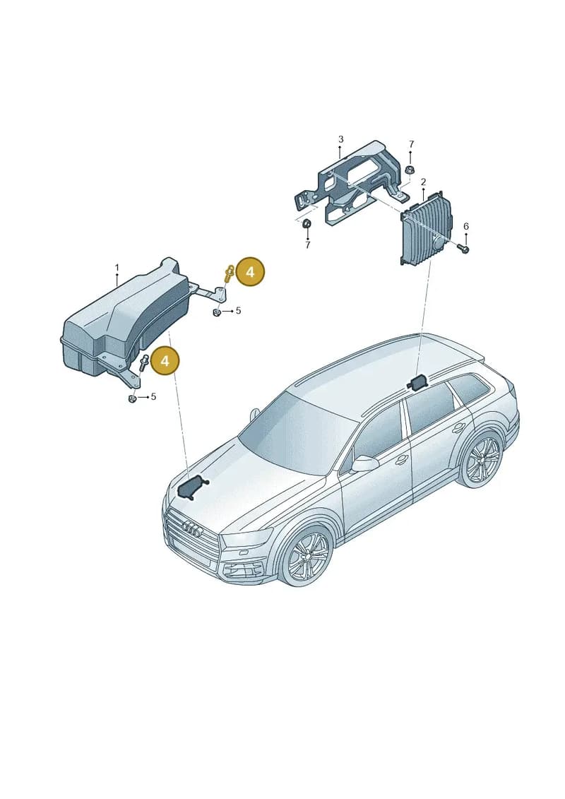 N91149101 — Audi Q8 (2018-2025) diagram 859035250, position 4