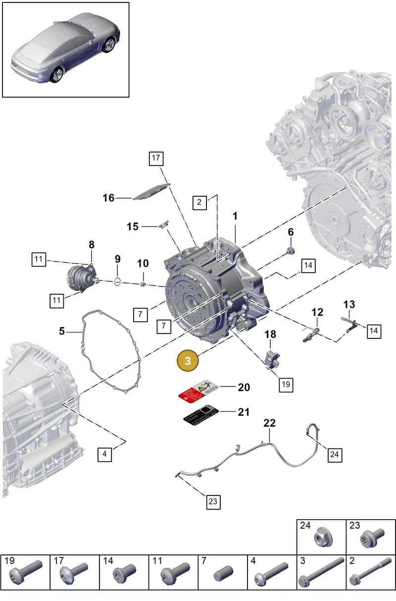 N91153202 — Porsche Panamera (2016-2020) diagram p49901010, position 3