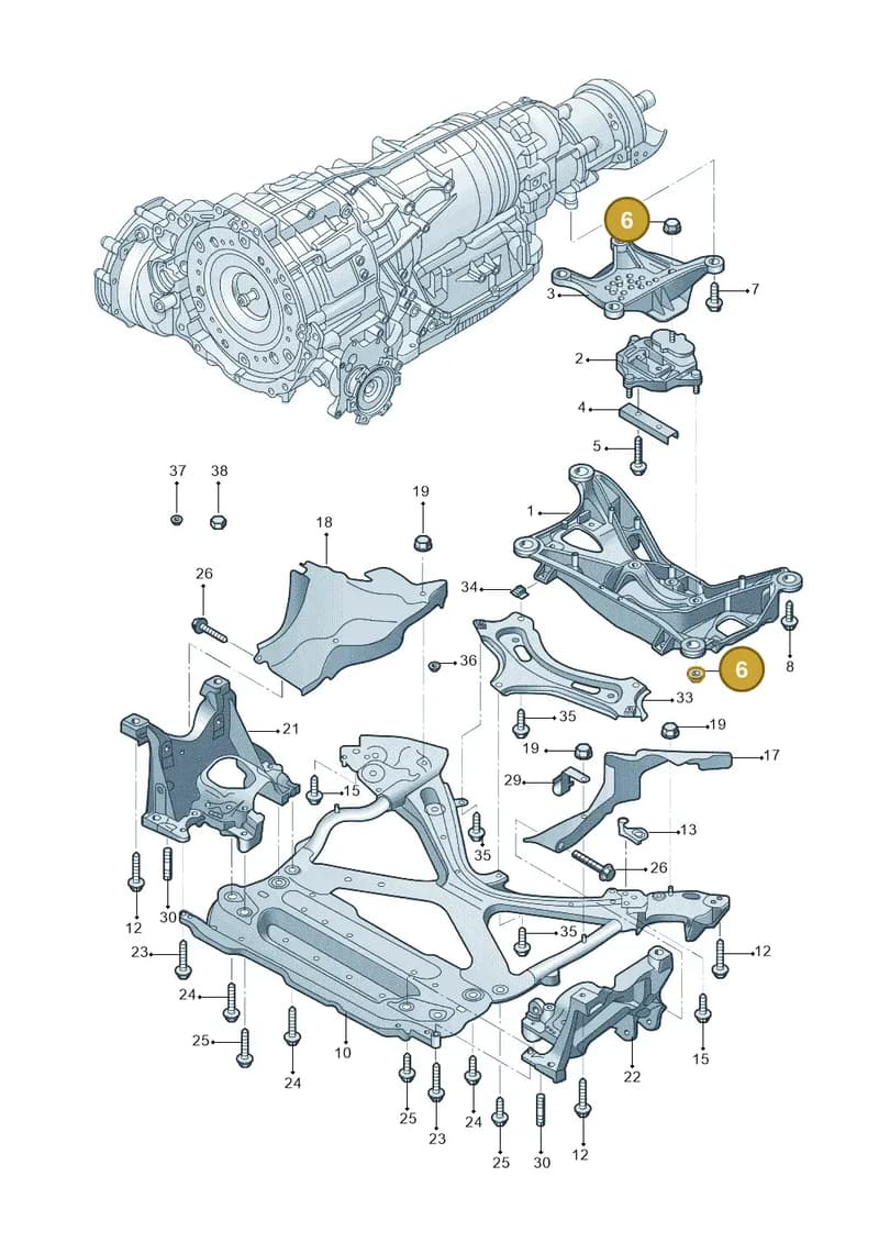 N91157402 — Audi Q5 qu. 2.0 (2018-) diagram 428399070, position 6