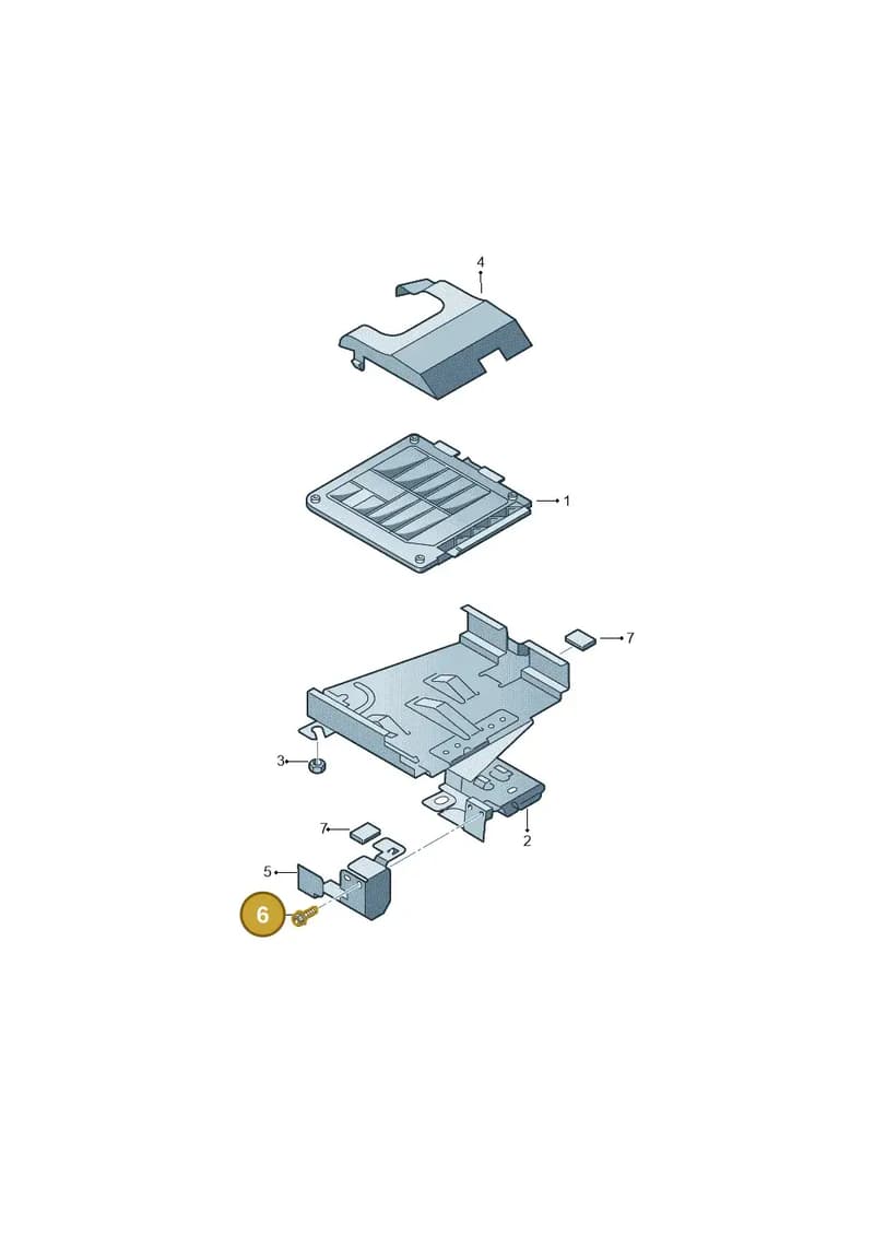 N91161601 — SEAT Altea XL Reference (2010-2013) diagram 420906200, position 6